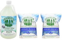 Charlie's Soap Laundry Liquid Gallon Refill Bundle with 2 packs Charlie's Oxygen Bleach
