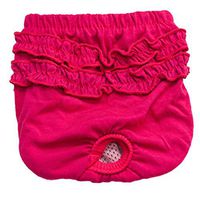Zcuhen Pet Dog Diaper Reusable Puppy Physiological Pants Female Small Doggie Sanitary Menstruation Panties Underwear