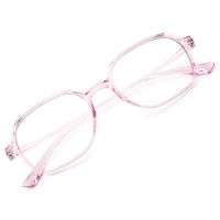 GAOYE Blue Light Blocking Computer Glasses Women Men TR90 Lightweight Frame Anti Eyestrain UV Lens (Clear Pink)