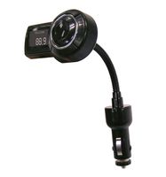 SCOSCHE Universal 12V Digital FM Stereo Transmitter with Flexible Neck for Cell Phones, MP3 Players, iPods, iPhones and More Music Devices - Black (FMTD7)