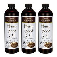 Swanson Hemp Seed Oil 12 fl Ounce (355 ml) Liquid (3 Pack)