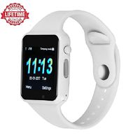 Upgrade 2018,Smart Watch Kkcite Bluetooth Touch Screen SmartWatch Unlock Cell Phone SIM 2G GSM with Camera Sleep Monitor, Push Message, Anti Lost etc for Men Women Kids (Spray White)