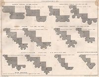 Norman Transitional Lancet Geometrical Curvilinear Rectilinear periods - 1873 - old print - antique print - vintage print - Architecture art prints