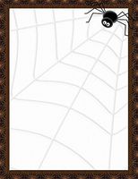 Halloween Spider Stationery Printer Paper 26 Sheets