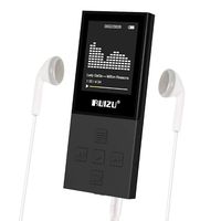 RUIZU X18 Mp3 Player with Bluetooth, Music Player with FM Radio, 100hrs Playback, and 128GB Expandable, Independent Volume Button, Black