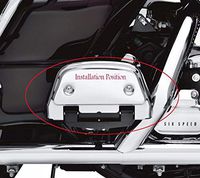 Frames & Fittings Aftermarket Footboard Cover for 2006-later Dyna/ 1986-later FL Softail/ 1987-later Touring and Trike CD