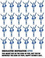 Quiplip Father's Day King of Pop (6-Pack) Greeting Cards