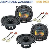 Compatible with Jeep Grand Wagoneer 1986-1992 OEM Speaker Replacement Harmony (2) R5 Package