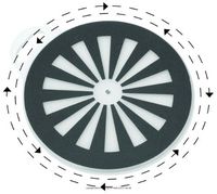 RI5081EA - SafetySure Pivot Disc 13 dia., 400 lb. Weight Capacity