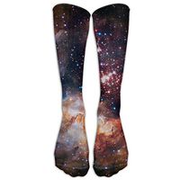 Hubble Fireworks Outdoor Athletic Running Long Socks Novelty Calf High Sock Unisex