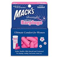 Mack's Dreamgirl Soft Foam Earplugs 10 Pairs (Pack of 6)