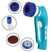 GSPOR Power Spin Scrubber, Household Handheld Electric Cleaning Brush Handheld for Kitchen Bathroom with Rechargeable Battery,AAbattery