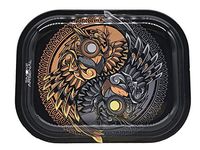 Rolling Tray Metal 7x5 (Yin and Yang)
