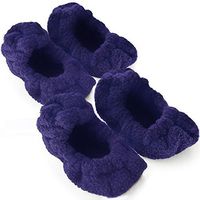Top Glides GlideSocks Walker Ski Glide Covers - 2 Pairs (Purple)