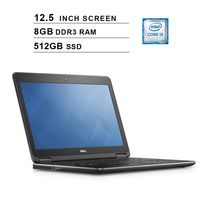 2020 Premium Dell Latitude E7250 12.5 Inch Business Laptop (Intel Dual Core i5-5300U up to 2.9GHz, 8GB DDR3L RAM, 512GB SSD, Intel HD 5500, WiFi, Bluetooth, HDMI, Windows 10 Pro) (Renewed)
