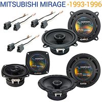 Compatible with Mitsubishi Mirage 93-96 OEM Speaker Replacement Harmony R4 R5 R65 Package