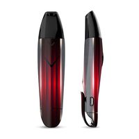 IT'S A SKIN Decal Vinyl Wrap for Suorin Vagon Pod Vape Sticker Sleeve Cover/Red Metal Pattern Screen