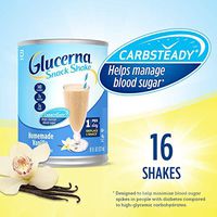 Glucerna Snack Shake, Homemade Vanilla (Pack of 16)