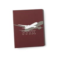 Boeing 777X Shadow Graphic Notebook
