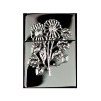 Lighter - Daisies High Polish Chrome Daisy Flower - Star Int. Inc Brand