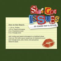 Cocktail Size Paper Napkin,Sex on the Beach