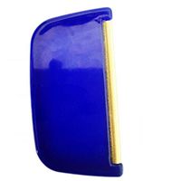 Fabric Comb, Knitwear Plastic Edge Home Copper Strip Manual Shaving Trimmer Small Tools Pilling Fuzz Lint Remover Sweater Accessories (Blue)