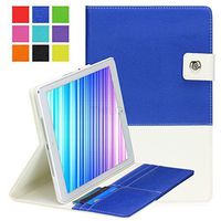 Thilon Leather Hybrid Built-in Stand Card slots Auto Wake/sleep Case for iPad Mini Case / iPad Mini 2 Case / iPad Mini 3 - Royal Blue