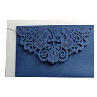 Per Newly 10PCS Laser Cut Wedding Invitations Cards Kit for Marriage Engagement Birthday Bridal Shower