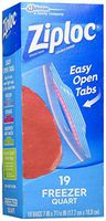 Ziploc Freezer Bags - 1 qt - 19 ct