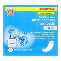 Rite Aid Pharmacy Maxi Pads, Medium, Regular - 48 ct