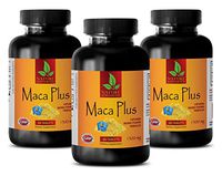 Natural libido Booster - MACA Plus 1300mg - Maca Supplement for Men - 3 Bottles 180 Tablets
