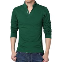 Mens Shirts Casual T Shirts, Men's Dress Shirts Long Sleeve Regular Fit Oxford with Pocket Green