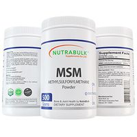 NutraBulk MSM (methylsulfonylmethane) Powder - 500 Gram (1.1lbs)