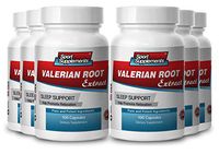 Valerian Root Extract Organic, Tranquil Rest, Sleep Support, Relaxation (6 Bottles 600 Capsules)