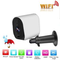 Waterproof Wireless IP Camera 1080P WiFi Surveillance Camera HD Indoor Outdoor Support IR-Cut PIR Motion Detection Night Vision Two-Way Audio