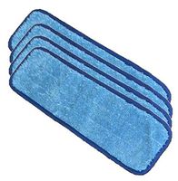 Elaine Karen Deluxe 18” Microfiber mop pad Refill – Wet or Dry Mop Cleaning Pads – 4 Pack