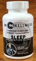 "Natural Sleep and Relaxation Blend" with Valerian Root, Melatonin, L-Tryptophan, St-John's Wart, Ashwagandha, 5-HTP, Inositol, Chemomile.