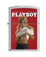 Zippo Playboy Cover September 1969 Pocket Lighter, Satin Chrome