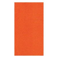 Caspari Lizard Paper Linen Guest Towel Napkins in Orange, Two Packs of 12