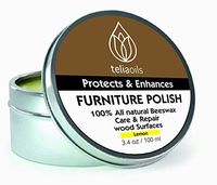 Beeswax Furniture Polish with Lemon ess oil, 100% natural, for any kind of wood, nourishing, renewing, sealing, covering scratches, protecting from drying out, restoring wood’s natural beauty. (Scent)