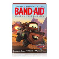 Band-Aid Brand Adhesive Bandages Featuring Disney-Pixar Cars For Kids, Assorted Sizes, 20 Count(Pack Of 6)