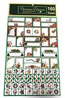 Cristmas Gift Tags Labels 160 Count with 80 Different Designs Xmas Gift Labels Best for Gifts Presents, Wrapping Paper and Gift Bags