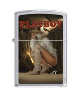 Zippo Playboy Cover November 1978 Pocket Lighter, Satin Chrome