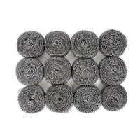 Mydio Stainless Steel Scourer,Naked Cleaning Ball,Pack of 12, 30g Each