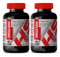 Omega 3 Liquid for Man - Highly Concentrated Omega 8060 3000 MG - Promote Digestion Process (2 Bottles)
