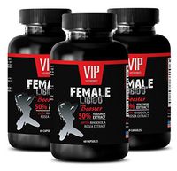Female Sexual Enhancement Pills - Female LIBIDO Booster - 50% Fenugreek Extract with RHODIOLA ROSEA Extract - longjack tongkat ali Capsules - 3 Bottles 180 Capsules