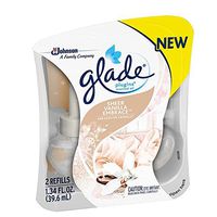 Glade PlugIns Scented Oil 2 Refills Sheer Vanilla Embrace 1.34 Fl Oz