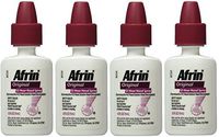 Afrin 12 Hour Decongestant Nasal Spray, Original, 4 Pack, 0.5 Ounce
