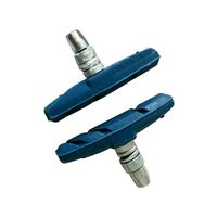 Bike Accessories,Dartphew 1Pair Cycling Rubber V Brake Holder - Mountain Bike Road Shoes Pads Accessories - Reduce squeal when brakin - Durable pad for long-lasting performance (Blue)