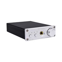 AIYIMA DAC Converter 24BIT/192kHz Digital Audio Converter Stereo Amplifier& DAC Headphone Amplifier Decoder for Speaker Home Audio System (Silver)